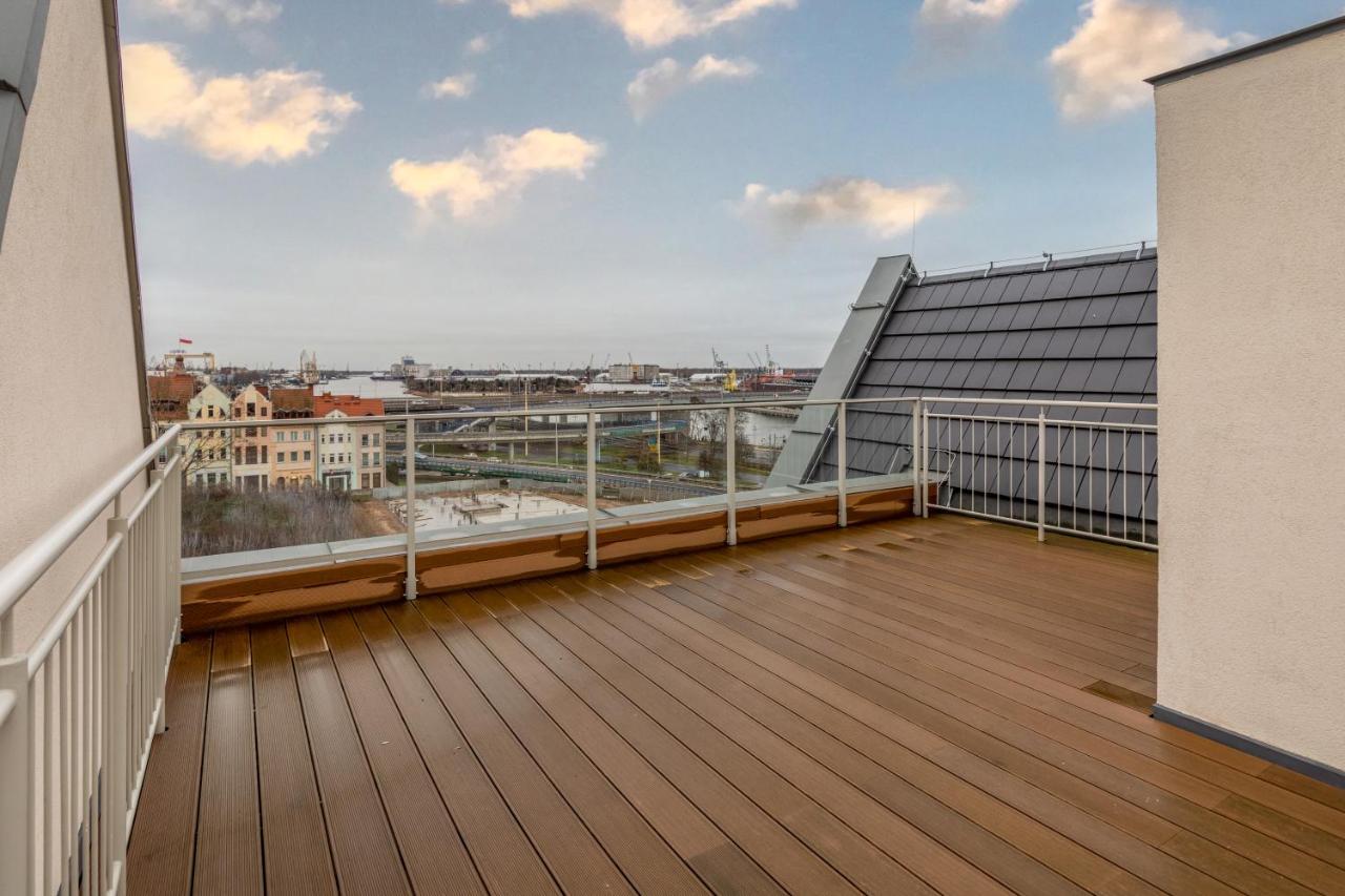 Old Town Szczecin Blue Apartman Kültér fotó
